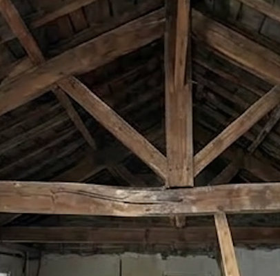 Charpente avant reprise
